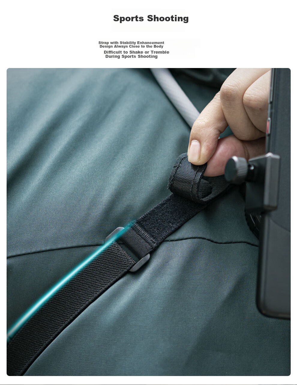 SUREWO Magnetic Neck Strap Phone Holder Chest Mount Shooting Bracket First-Person Perspective Neck Collar for TikTok Live Streaming Fishing Cycling Centered Shooting 2