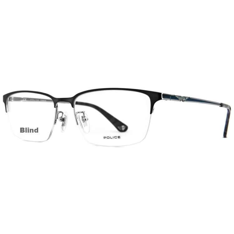 FURLA Full-Frame Women's VFU356 Commuter Myopia Optical Glasses Frame, Stylish Eyewear 540700 Bright Black 1