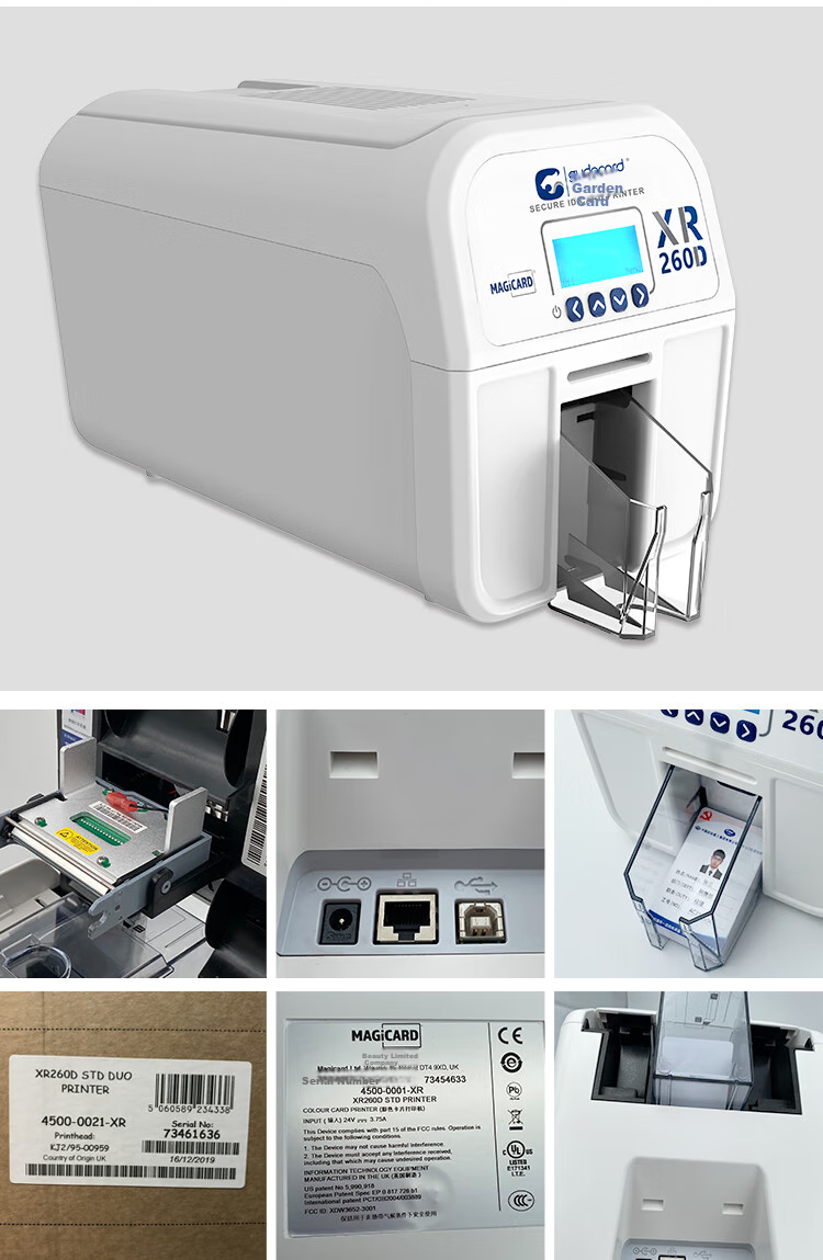 Gudecard XR260D Card Printer Color Ribbon Can Print up to 300 Pages (XR260D Full-Page Color Ribbon XD300YMCKO) 8