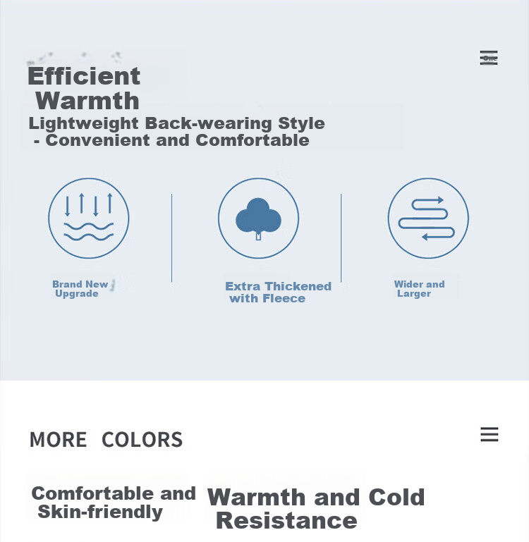 Adandyish Electric Bicycle Ear Protectors, Warm Ear Covers, Plush Ear Muffs, Autumn And Winter Windproof, Warm, Thickened, Back-Style, Warm Brow 3