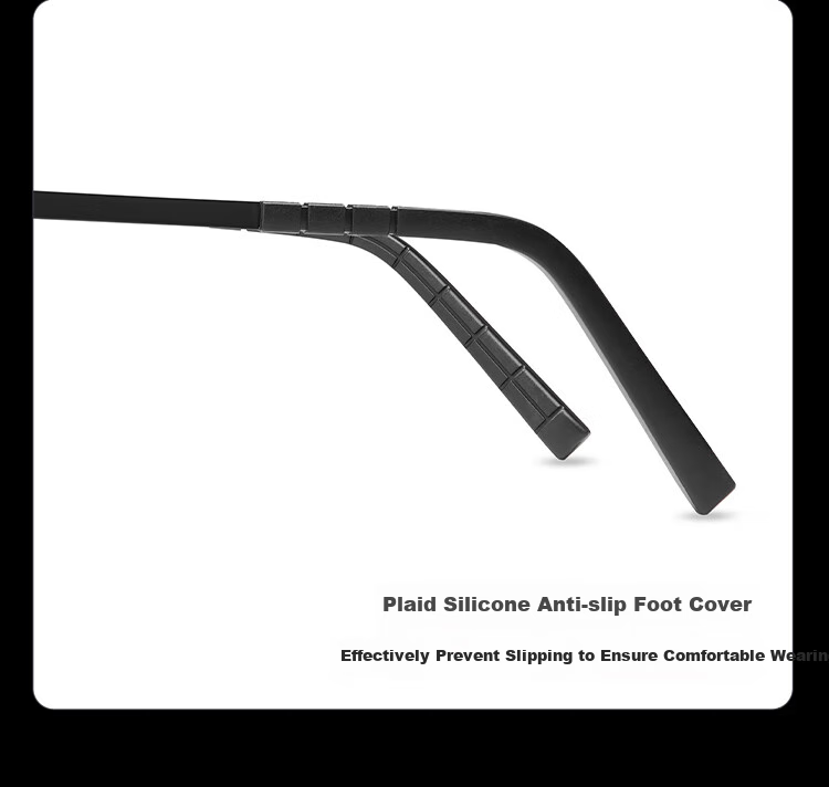 LOHO Thin Steel Series | Ultra-Light Myopia Glasses, Brow Frame Semi-Rimless, Blue Light Blocking, Professional Prescription Available, Men's Eyeglasses 16