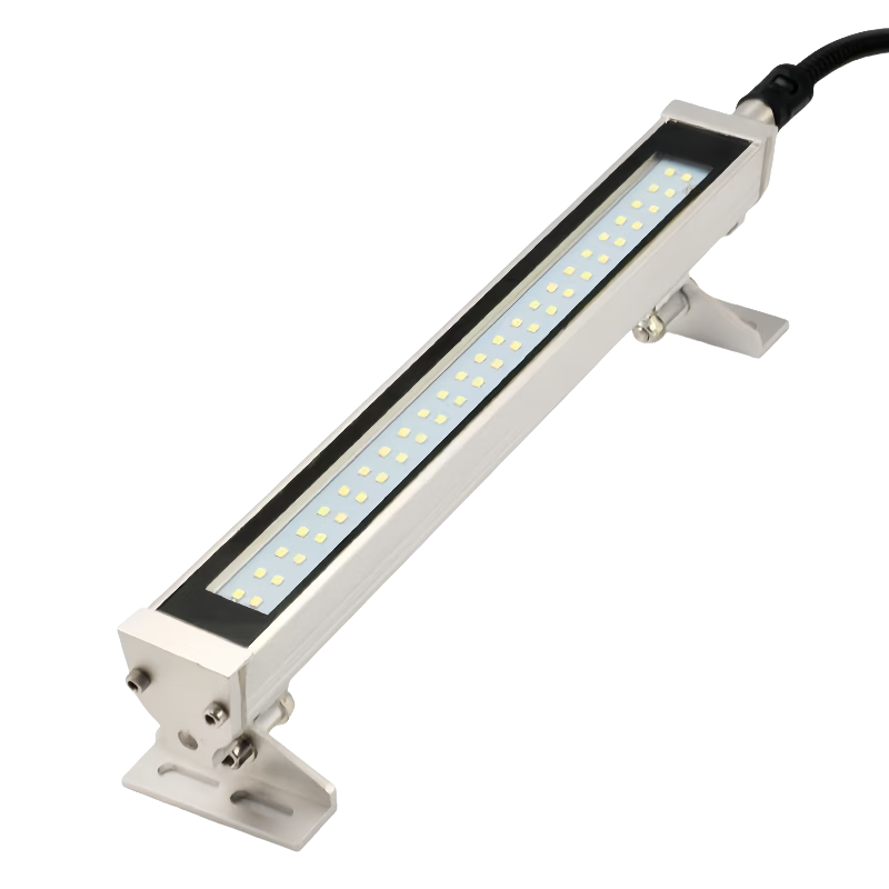 Yunzhizhuo LED Machine Tool Work Light 220V CNC Lathe Explosion-Proof Waterproof Oil-Proof Aluminum Shell Square Bar Light 15W (220V)