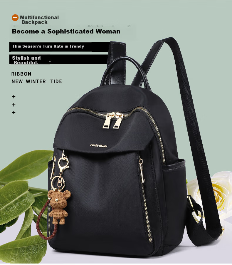 YUYULA Oxford Cloth Backpack for Women, Casual Large Capacity Backpack, Lightweight Travel Bookbag, Laptop Bag, Birthday Gift for Girlfriend 1