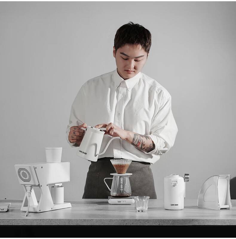 MHW-3BOMBER, Gift Sniper Portable Electric Coffee Grinder, Professional Home Coffee Bean Grinder with Titanium Coating 23