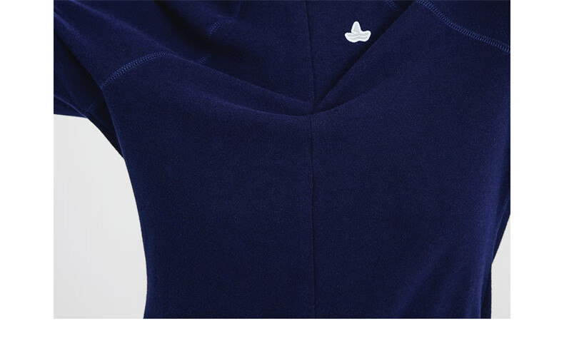 Navikail Italy Small Sailboat Women's Half-Open Collar Long Sleeve Slim Fit Warm Base Layer Skin Jacket 2335045501 Blue M 11