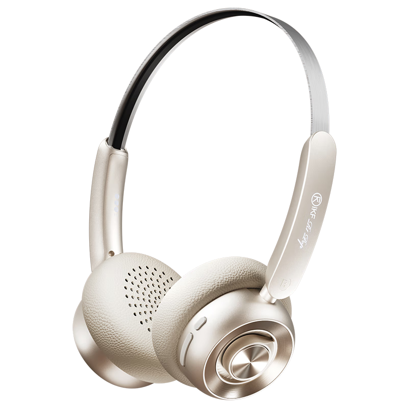 IKF R1 Pop Over-Ear Bluetooth Headphones with HiFi Sound Quality Certification, Spatial Audio Effects, E-Sports Gaming, Sports Photography, High Aesthetic Value Wireless Headset, Cloud White