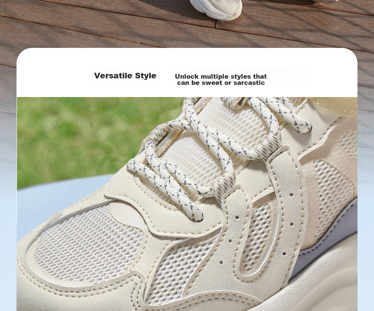 CAMEL Outdoor Casual Shoes Spring Women's Retro Dad Shoes Breathable Comfortable Thick-soled Sports Shoes Men 3032 Light Gray 37 7