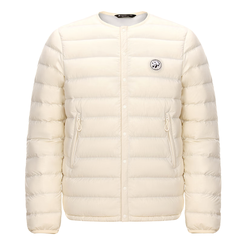 Panda Camel Series Lightweight Down Jacket Unisex 90% Duck Down Winter New Inner Layer Thin Coat 7251, L