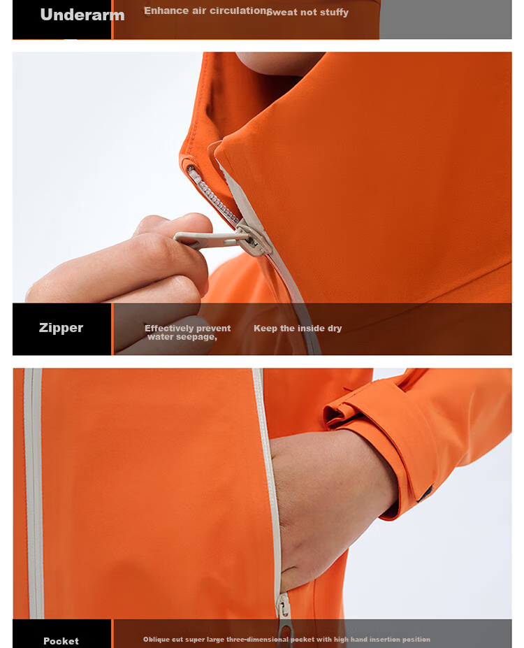 Pelliot [Xiaoshanke] Children's Outdoor Hardshell Waterproof Jacket for Boys And Girls, Model 135101017, Orange, Size 150 31