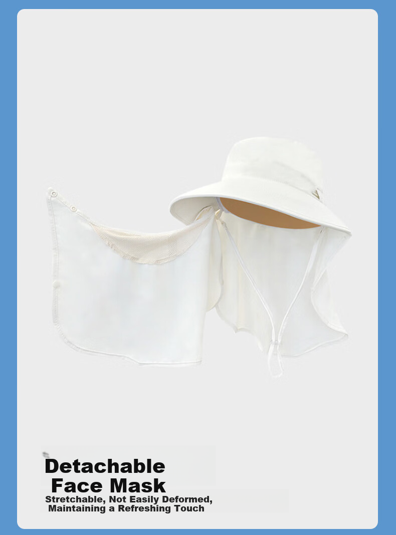 TUCANO Sun Protection Hat, Unisex Sun Hat, Fishing Hat, Hiking Cap, Sun Hat, Outdoor UV Protection Neck Guard Hat for Me 2