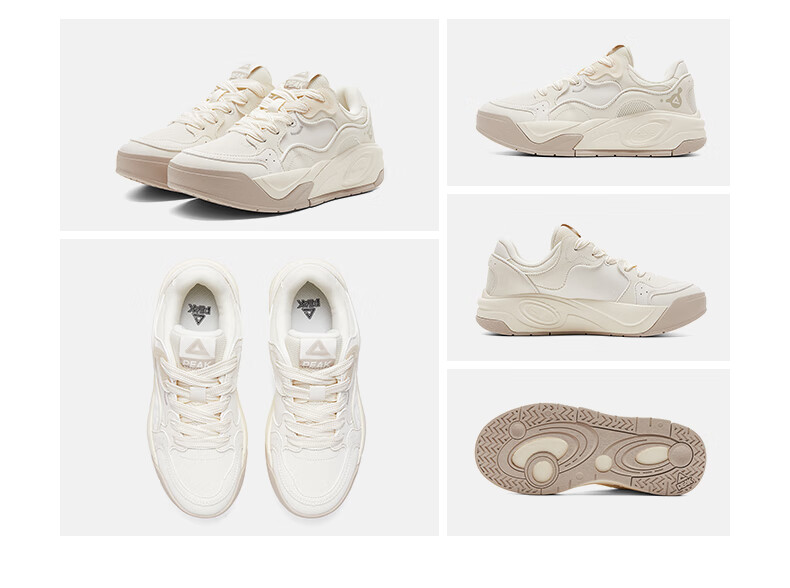 Peak Taiji Roaming 3.0 Women's Autumn Leather Casual Sneakers Trendy Soft Sole Shoes DB540248 5