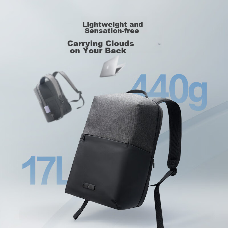 JD Original Commuter Backpack, Business Travel Large Capacity, for Men And Women, Students, Laptop Bag, Schoolbag, Dark Gray