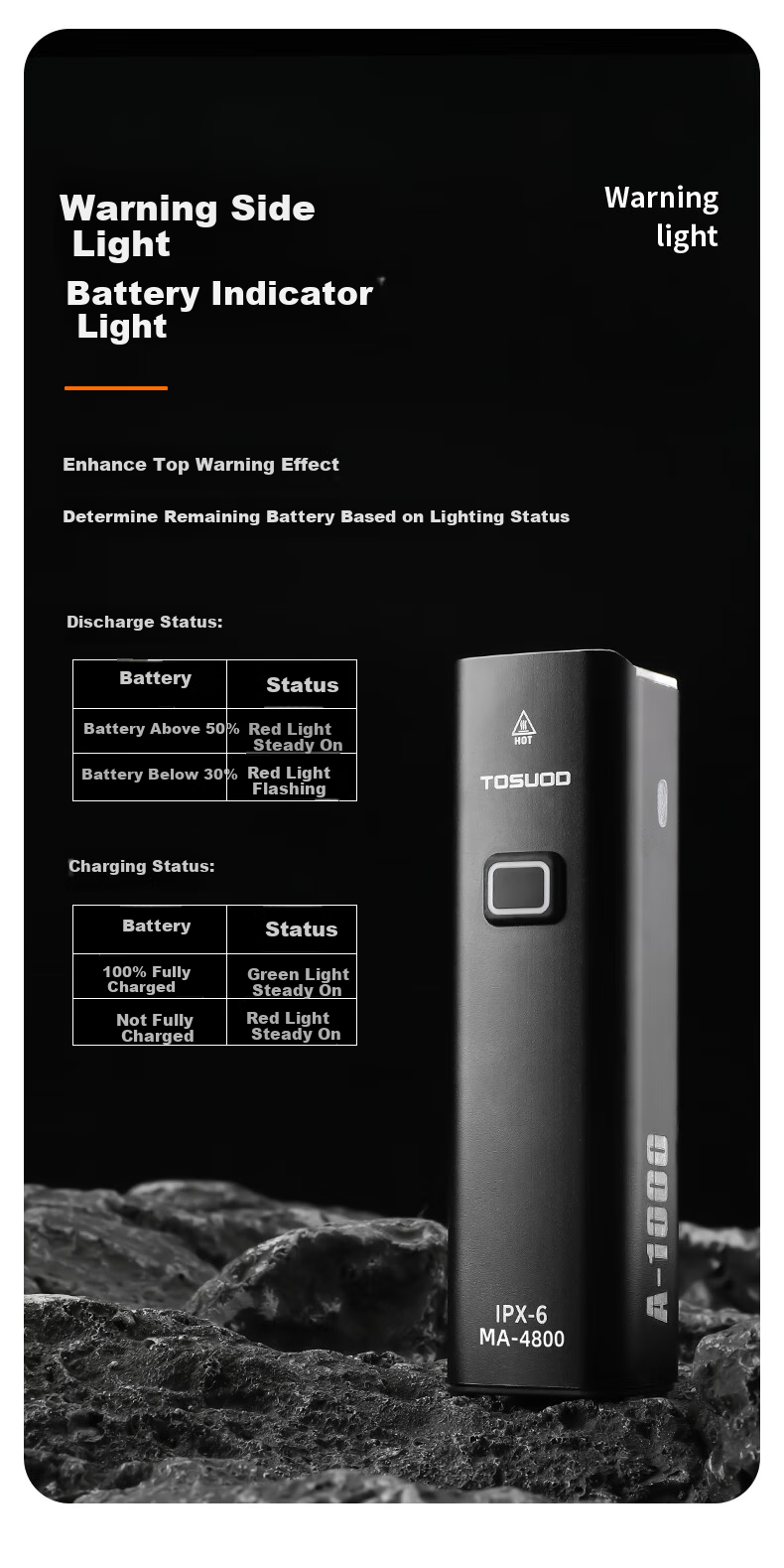 Tasiduizhang Bicycle Front Light, Road And Mountain Bike Night Riding Light, Portable High-Beam Flashlight, Outdoor Cycling Equipment 5