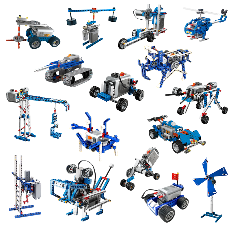 Miledao Coding AI Robot, Science And Education 9686, Electric Building Blocks, Educational Assembly Toy, Gift for Boys And Girls, Children's Day And Birthday Present