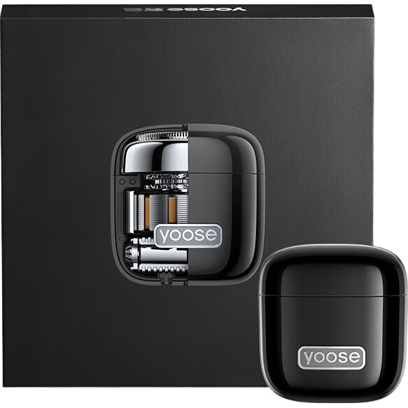 Портативная электробритва и триммер для носа Yoose D1-T, 2-в-1, черный