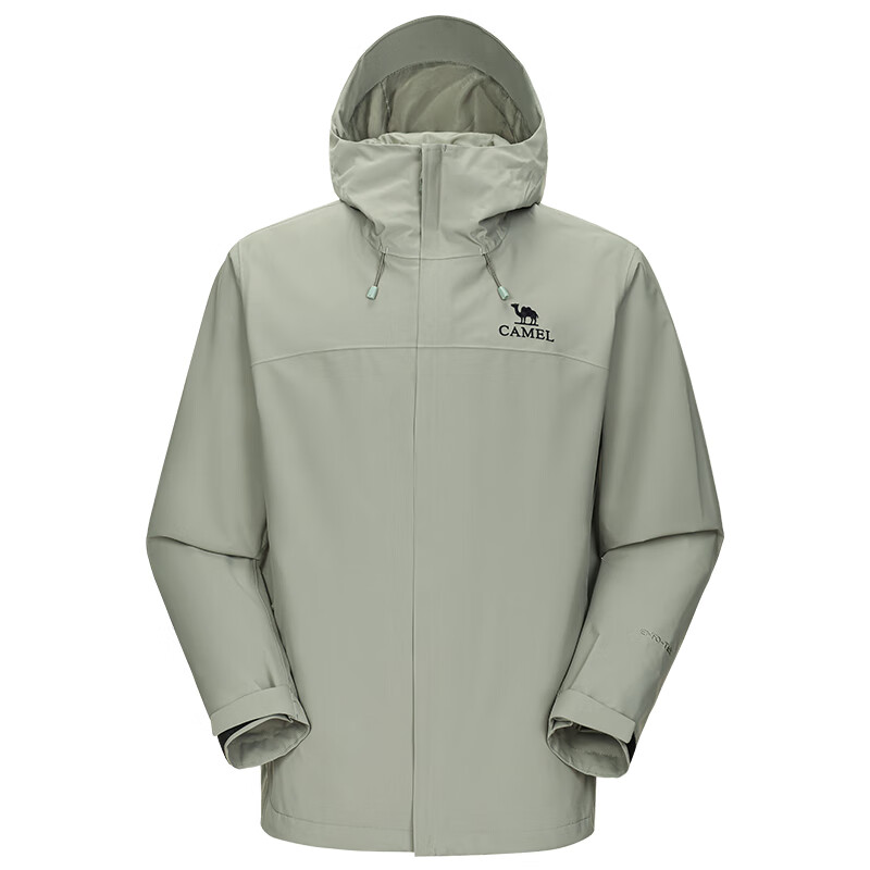 CAMEL Outdoor Eco-Friendly Fluorine-Free Jacket for Women, New Summer Single-Layer Lightweight Windproof Waterproof Mountaineering Coat for Men, 3XL