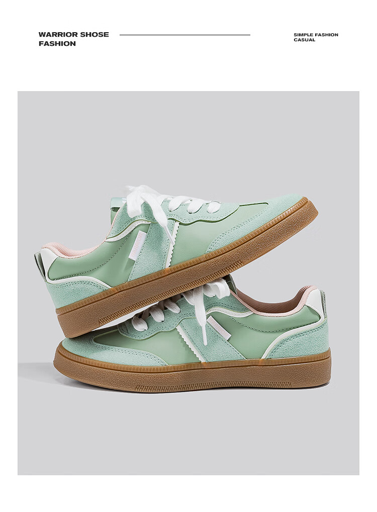 Huili Official Women's Shoes, Dexun Shoes for Women, 2026 Summer Soft-Soled Shoes, Versatile Sports Sneakers for Women, Green, Size 37 13