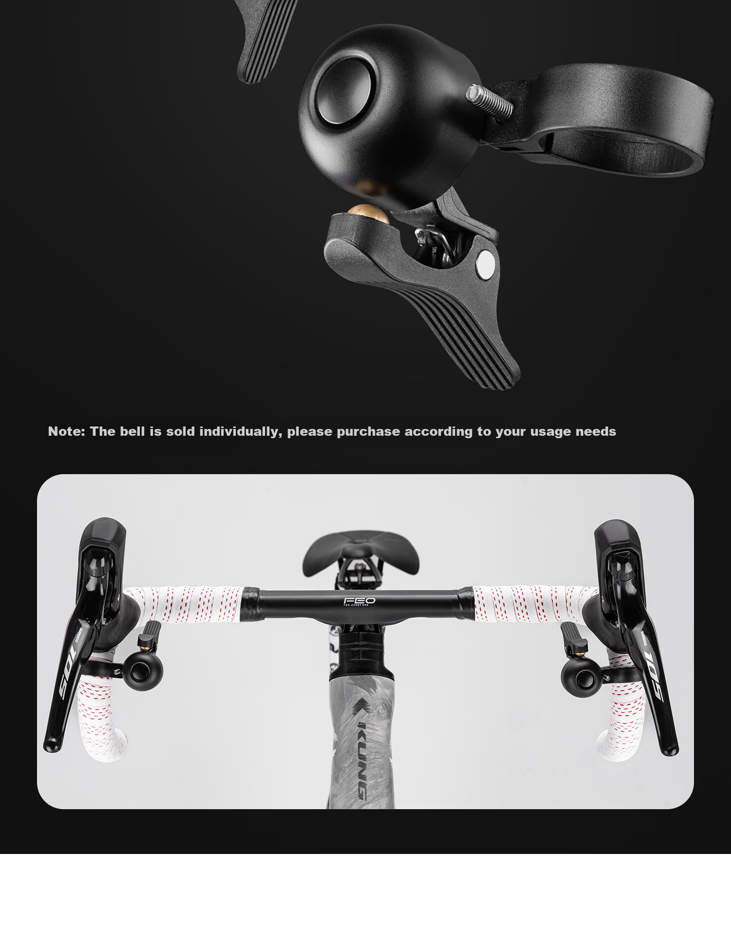 ROCKBROS Road Bike Bell Handlebar Bicycle Warning Horn Retro Bicycle City Commute Cycling Accessory Right Bell 7