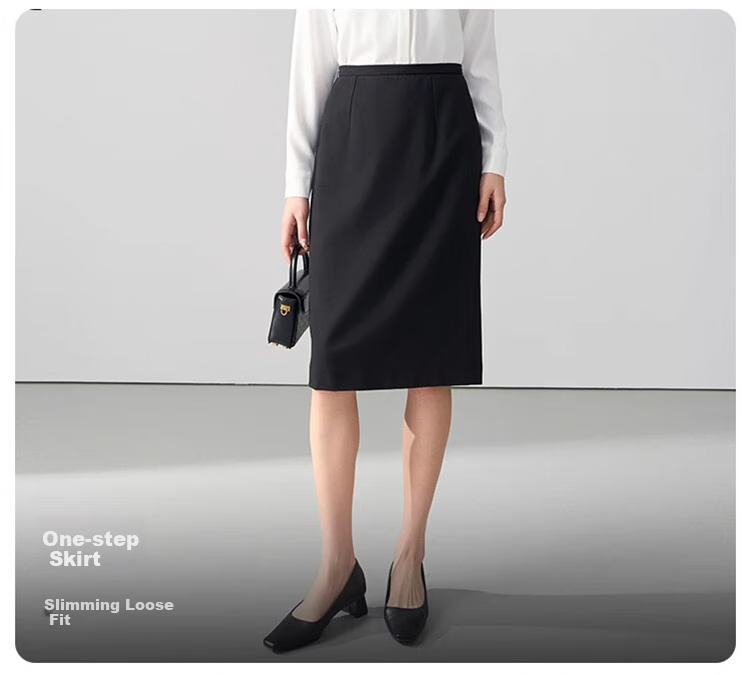 Bodexiaojie Black Interview Skirt, Women's Short Skirt, Professional Pencil Skirt, Formal Bodycon Skirt, Suit Skirt 4