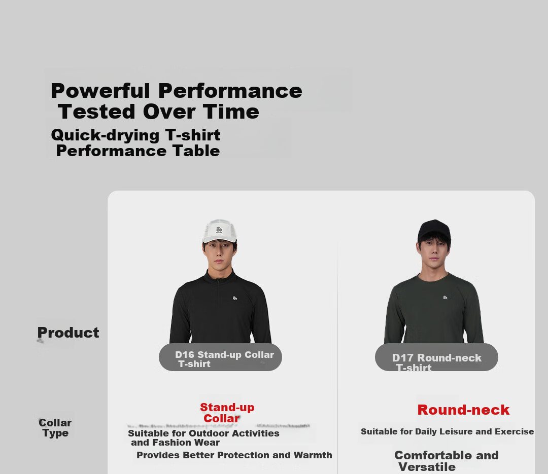 SCALER Quick-Dry T-Shirt Unisex Outdoor Sun Protection UPF50+ Running Crew Neck Long Sleeve Breathable Stretch Top F4216D17 4