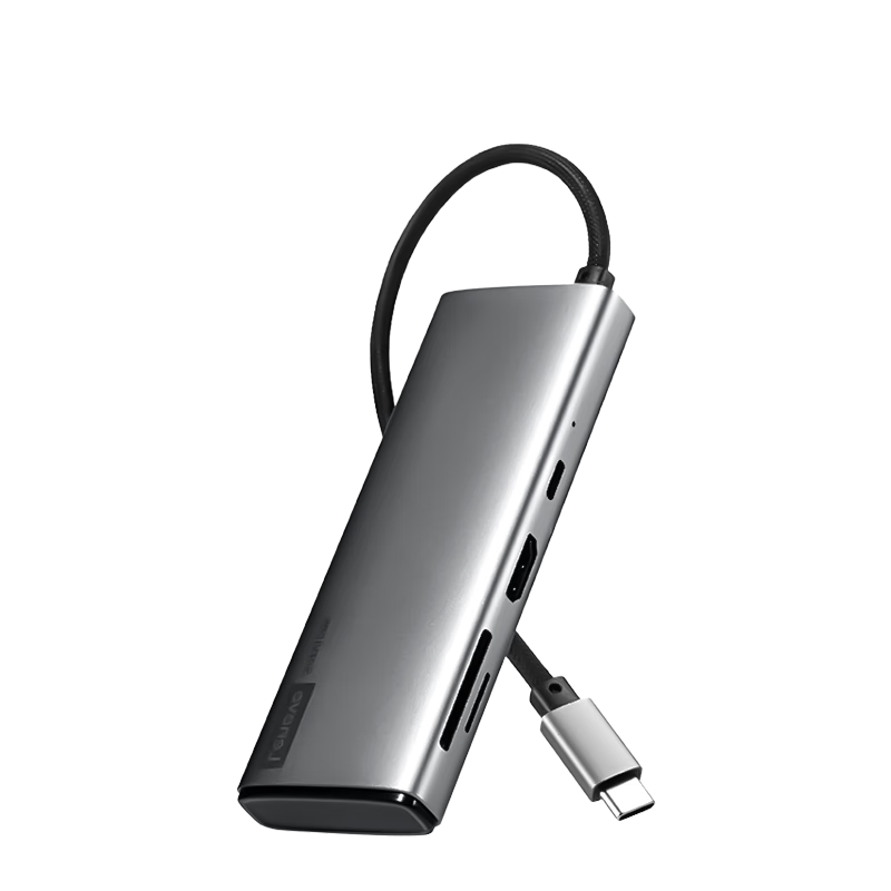 Lenovo Type-C Expansion Dock, USB Hub Splitter, Extension Cable, USB Hub, HDMI Adapter, SD/TF Card Reader Expansion Dock, PD100W Expansion Dock, BY08-H (Metal)