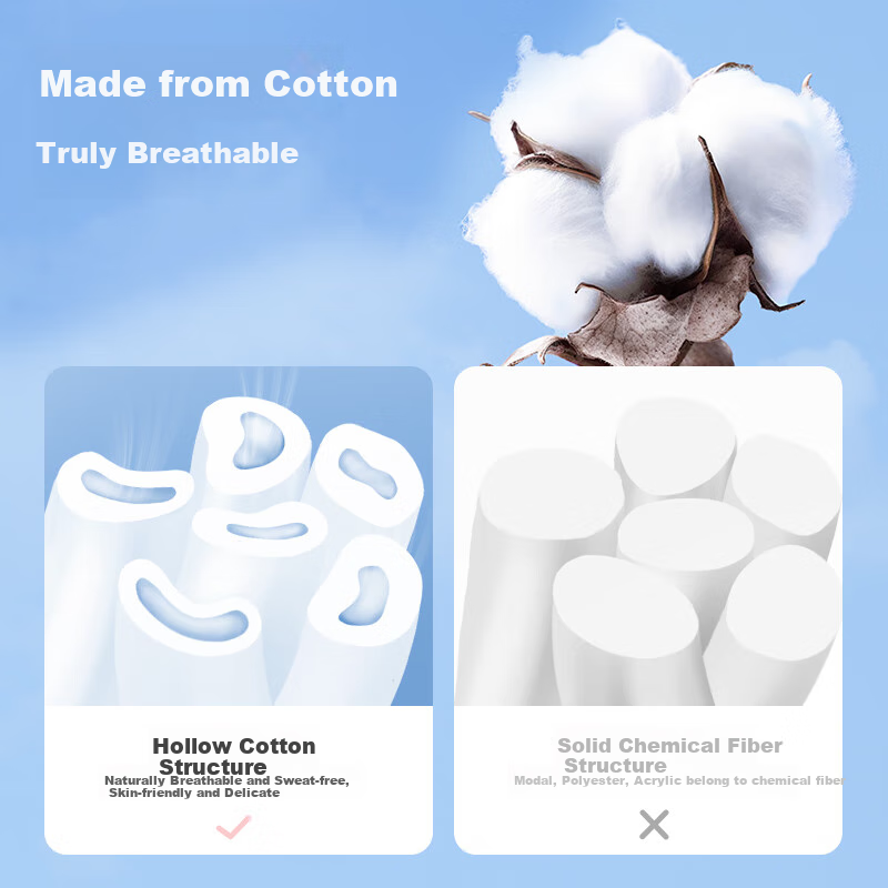 Like Uu Children's Underwear, Boys And Girls Pure Cotton Class A Underwear, Puberty Elementary School Students' Underwear [Girls' Triangle Combination 4]