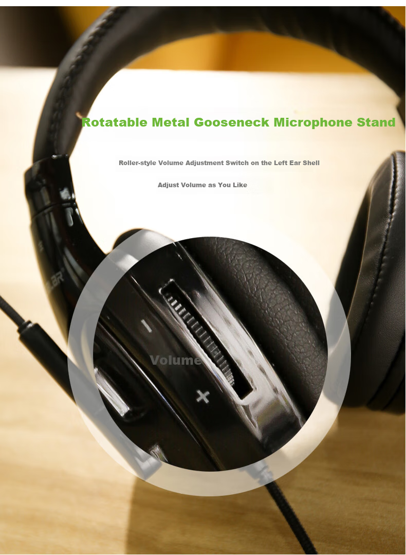 SaLaR E810 English Speaking And Listening Exam Headphones, Over-Ear, for Middle School And College Entrance Exams, Recording And Repeating Function, Human-Machine Dialogue Earphone with Microphone, USB Interface, Dual-Use Type-C Port, White Color 11