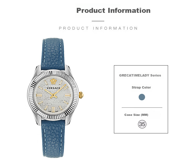 VERSACE Swiss Couple Watches VE6C00123-VE6A00123 New Year Valentine's Wedding Birthday Gift 35+42MM 2