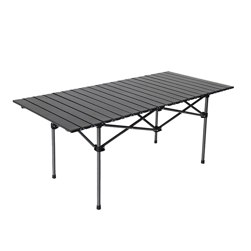 Jing Jiayi Egg Roll Table Outdoor Folding Camping Chair Picnic Stall BBQ Travel Portable Leisure Equipment Set