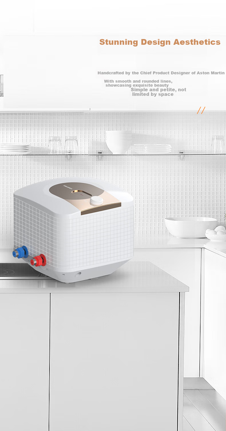 USATON 6.6L Mini Kitchen Treasure, Rapid Heating Kitchen Water Storage Electric Water Heater, Mini First-Class Energy Efficiency, 1500W, Top Outlet, KX66-6J15S 7