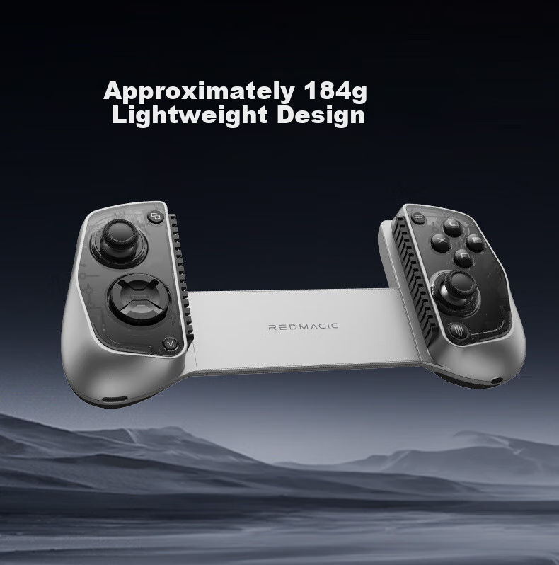 Nubiyahongmo Blade Controller HD Vibration Hall Joystick Trigger Wireless Stretchable Compatible with Red Magic Gaming Tablet 3 Pro, Apple Android Phones, Tablets And PC Shooting Genshin Impact Delta Triangle 16