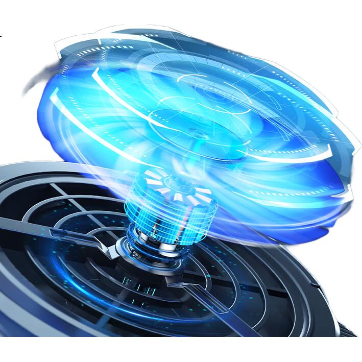 Охлаждающая подставка для ноутбука ICE COOREL Q5, полупроводниковое охлаждение, подставка для компьютера, рассеивание тепла, регулируемая скорость с RGB-подсветкой