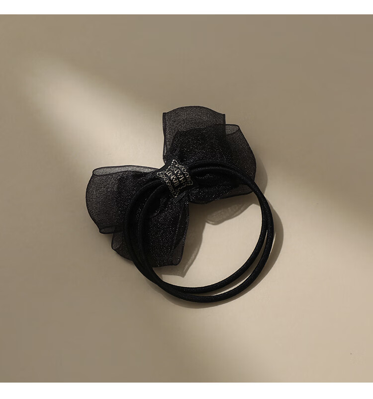 CHIMERA High-Elasticity Durable Double-Layer Elastic Mesh Butterfly Hair Tie Ponytail Holder for Women, Mid-Autumn Festival Gift 7