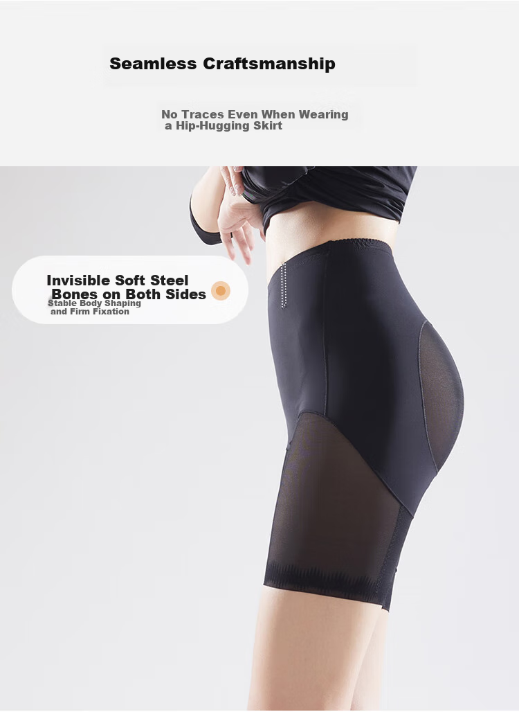 Ordifen High-Waisted Tummy Control And Butt-Lifting Shapewear Shorts for Women, Waist-Cinching, No Need for Underwear, Seamless, Anti-Chafing, Three-Quarter Length Shorts XT4302 5