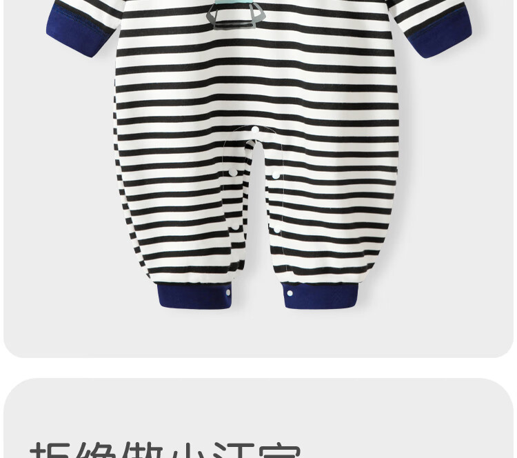 Badi Badi [Gift for Expectant Moms] Pure Cotton Infant Toddler Romper Jumpsuit Pajamas Red 90cm 4