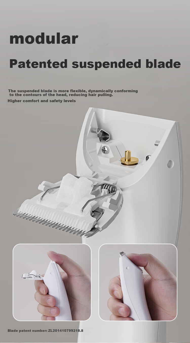Yijan Baby Hair Clipper, Gentle on Scalp, Quiet Operation, Trims Fetal Hair, for Children And Infants, Self-Trimming Tool, Fully Washable Hair Cutter, Graduation Gift 3