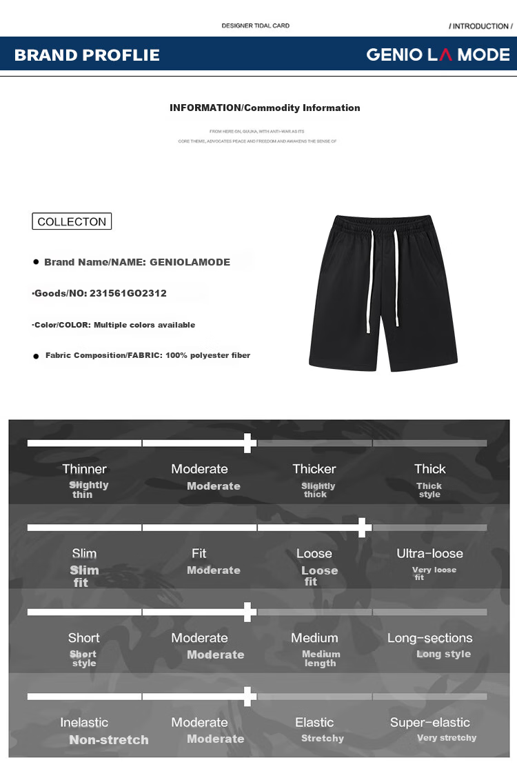 GENIOLAMODE Men's Shorts, Cool Waffle Pattern, Solid Color, Simple Casual Loose Fit, Youth Student Basketball Shorts 2