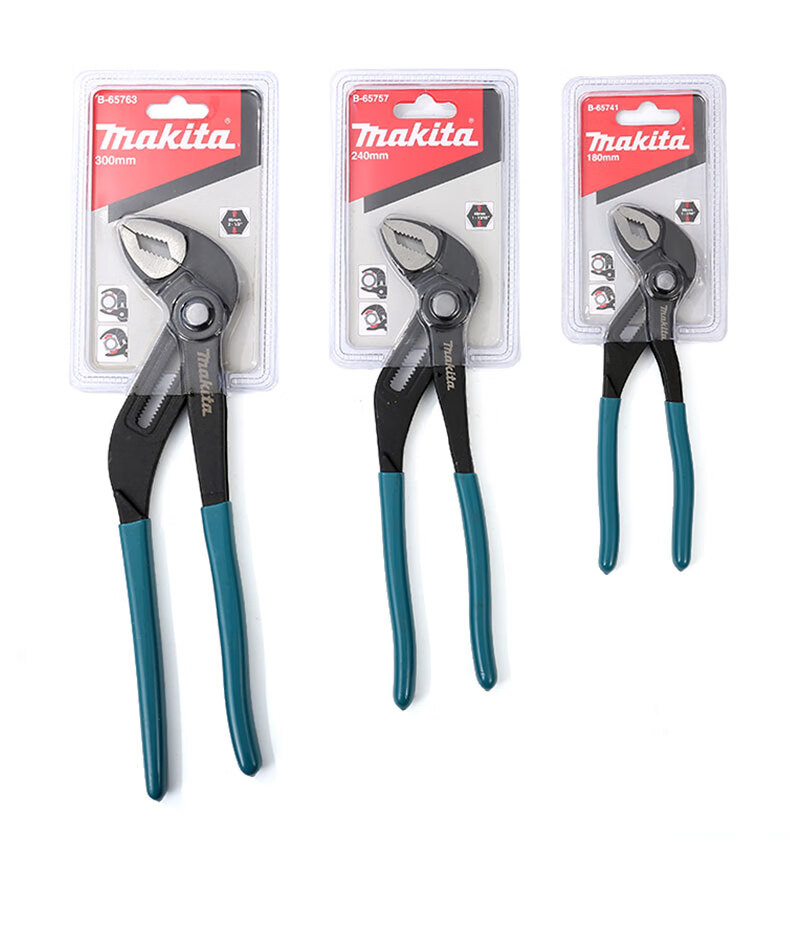 MAKITA Two-Piece Adjustable Heavy-Duty Open-End Wrench Pipe Pliers 10" 250mm B-65486 10