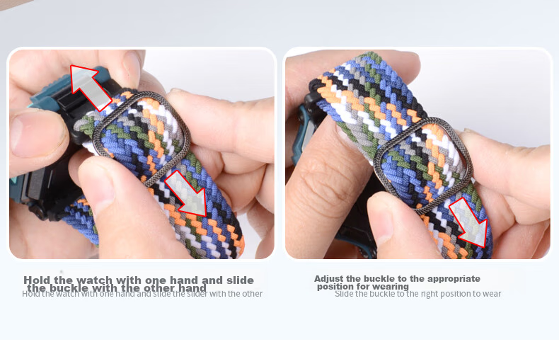 Watchbond Compatible with Xiaotianc Z12 Strap, Z10/z9/z11/z8a/z7s/z6pro Smartwatch Band, Braided Z5/Z1/Z2Y/Z3/Z1S/Y03/Q1A 5