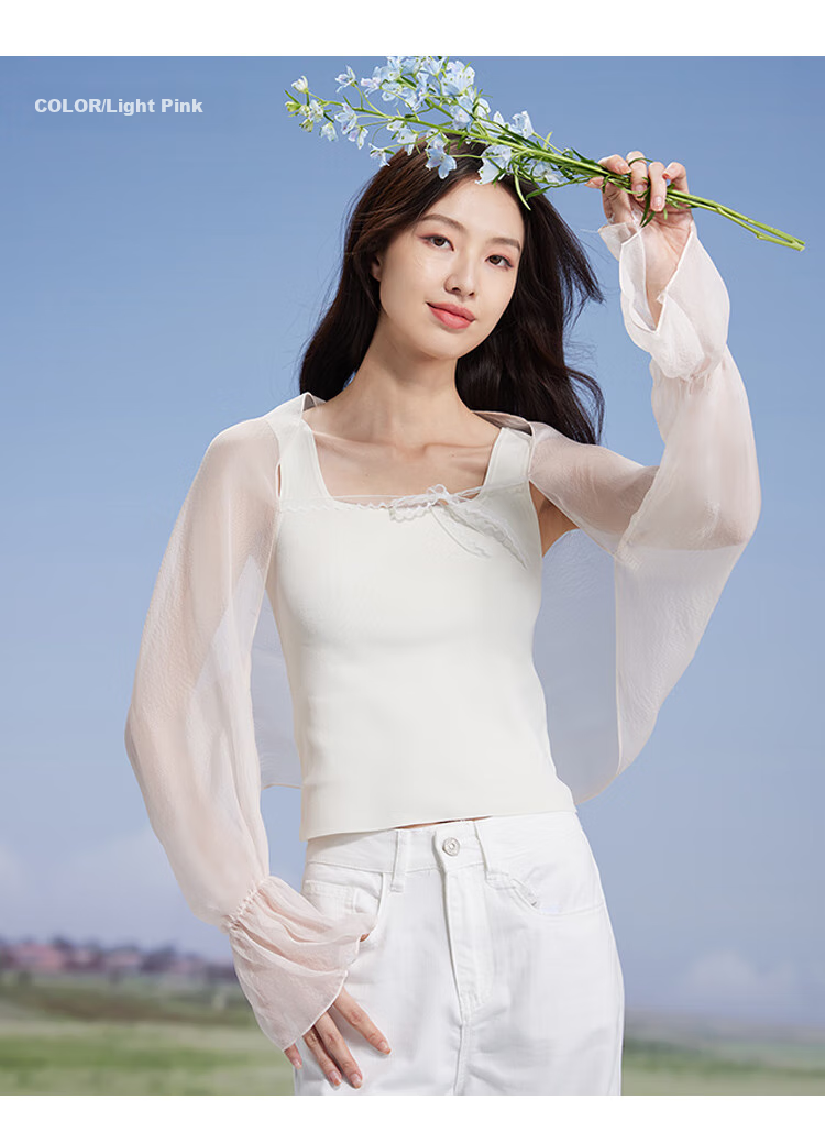 Shanghai Gushi Protective Arm Sleeves for Women, Spring And Summer Silk Mulberry Silk Hand Sleeves, Ice Sleeves, Shoulder And Neck Protection, Arm Guards, Small Cardigan Shawl, Gift for Mom 7