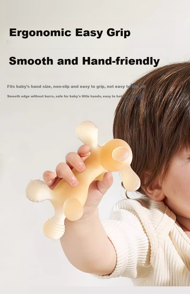 Scoornest Rabbit Tooth Teether, Baby Teething Stick, Silicone Toy for Teething Period, Chewable, Boilable, Anti-Finger Sucking Aid 5