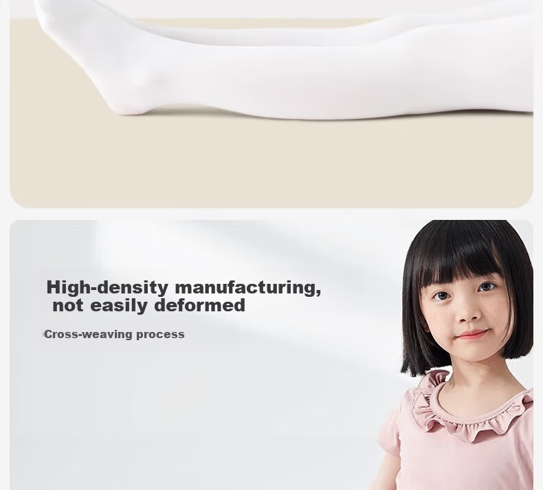 Bingxuemumian Children's Dance Tights, Girls' Pantyhose, 7A Antibacterial Thin White Leggings, Baby Dance Versatile Stockings for Outdoor Wear 17