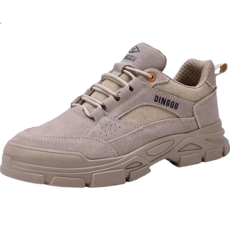 Dinggu Safety Shoes for Men, All-Season Non-Slip Wear-Resistant Anti-Smashing Anti-Puncture Steel Toe Work Boots JD1183MHbu38