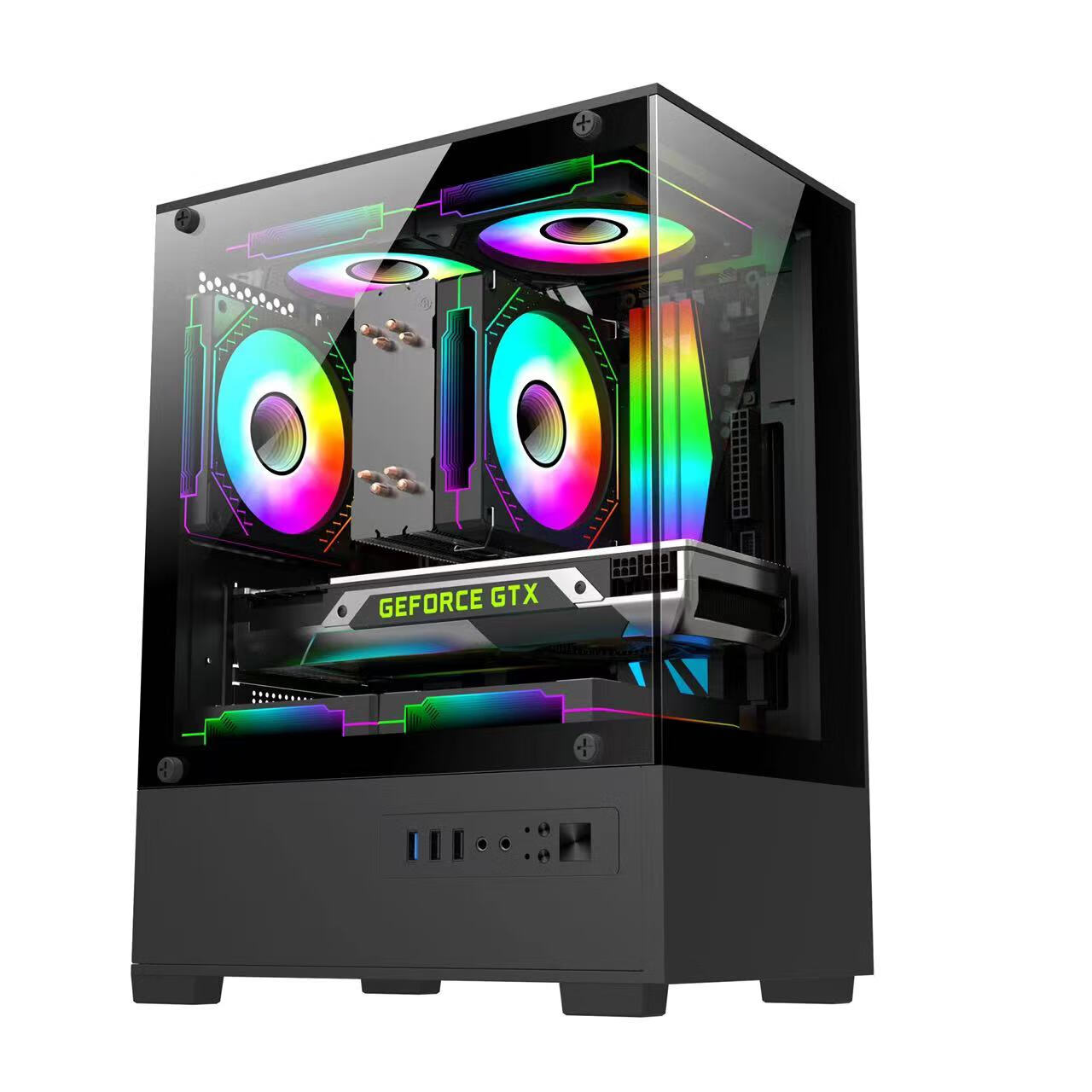 5-Colors Fish 14th Gen Core i7-14650HX RTX 5060 Dedicated Graphics 32GB 1TB Designer Office Business Gaming Desktop Computer Full Set