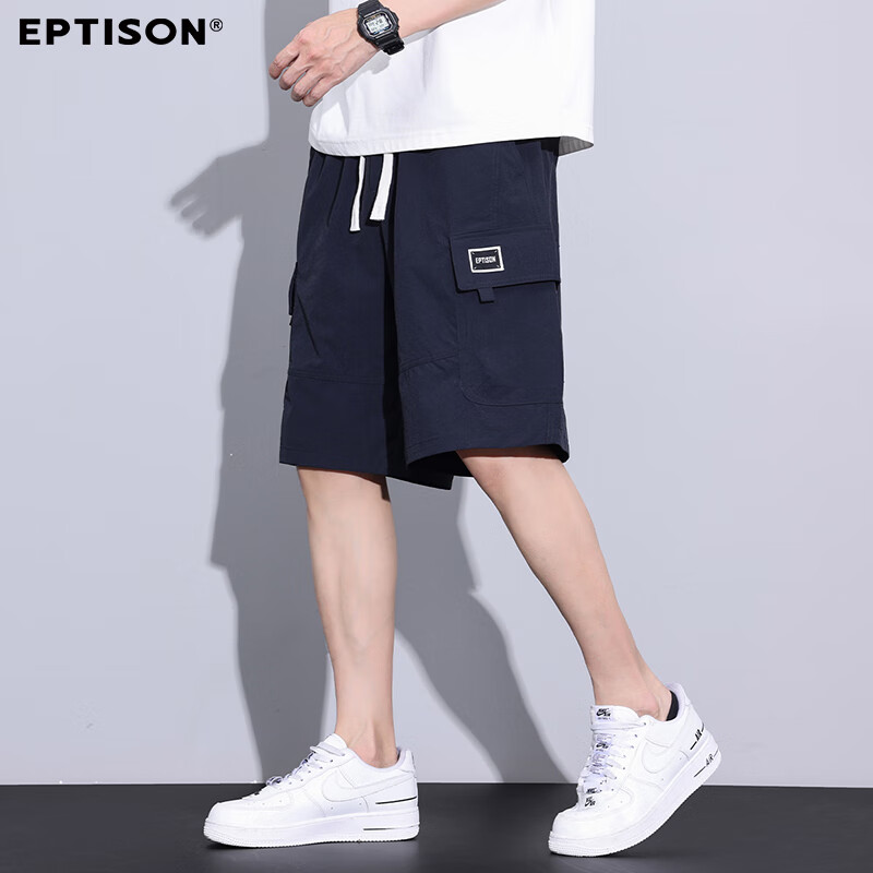 Yipintiancheng [Workwear Shorts] 2025 Summer Men's Five-Point Pants, Fashionable Workwear Multi-Pocket Trendy Outdoor Sports Shorts