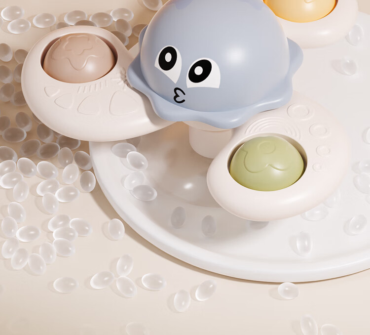 AoZhiJia Baby Suction Cup Rotating Toy for 0-1 Year Old Infants, Car Seat Pendant, High Chair Toy, Children's Rotating Car Stroller 3