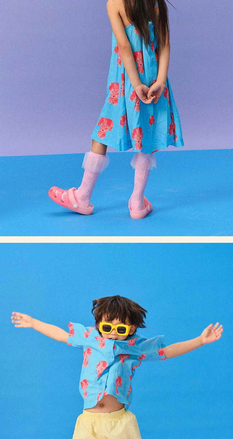 YECO MINI DD Kids Roman Jelly Shoes Girls Sandals Boys Beach Shoes Gradient Pink Size 23 12