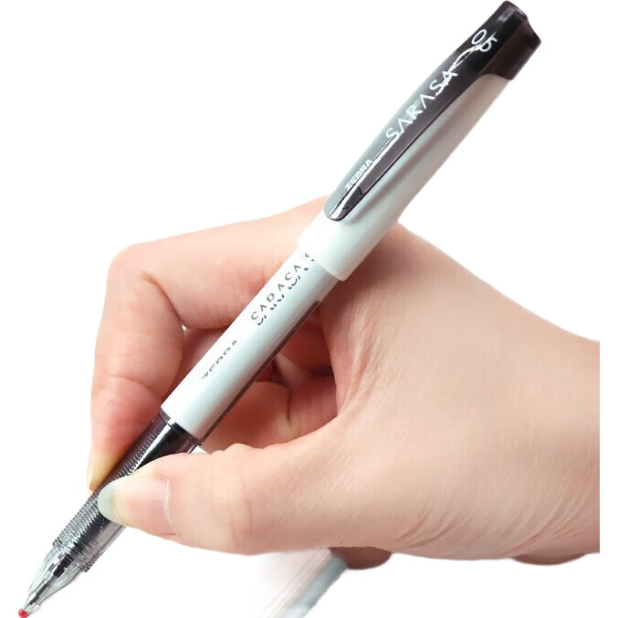 ZEBRA Top Student Pen, 0.5mm Bullet Tip, Pull-Off Cap, Signature Pen, Student Exam Pen for Practice And Office Use, JJZ58 Black, Single Pe