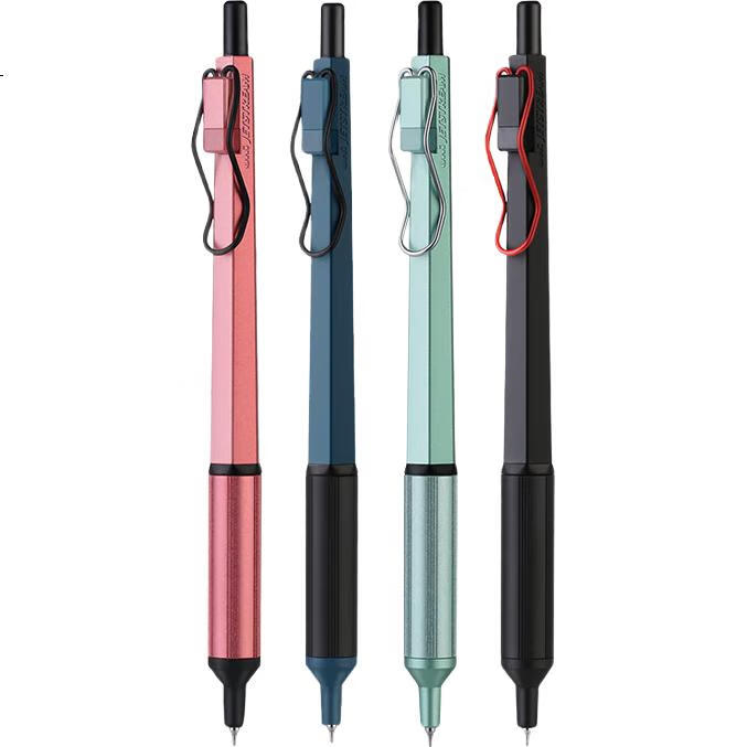 Шариковая ручка Uni Mitsubishi (Uni) Metal Grip SXN-1003 0.38мм, ягодный розовый корпус, черные чернила