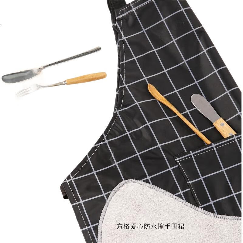 Комплект кухонных полотенец Jinghui Chuang, устойчивый к пятнам и маслу, с рукавами, женский, для дома, в полоску